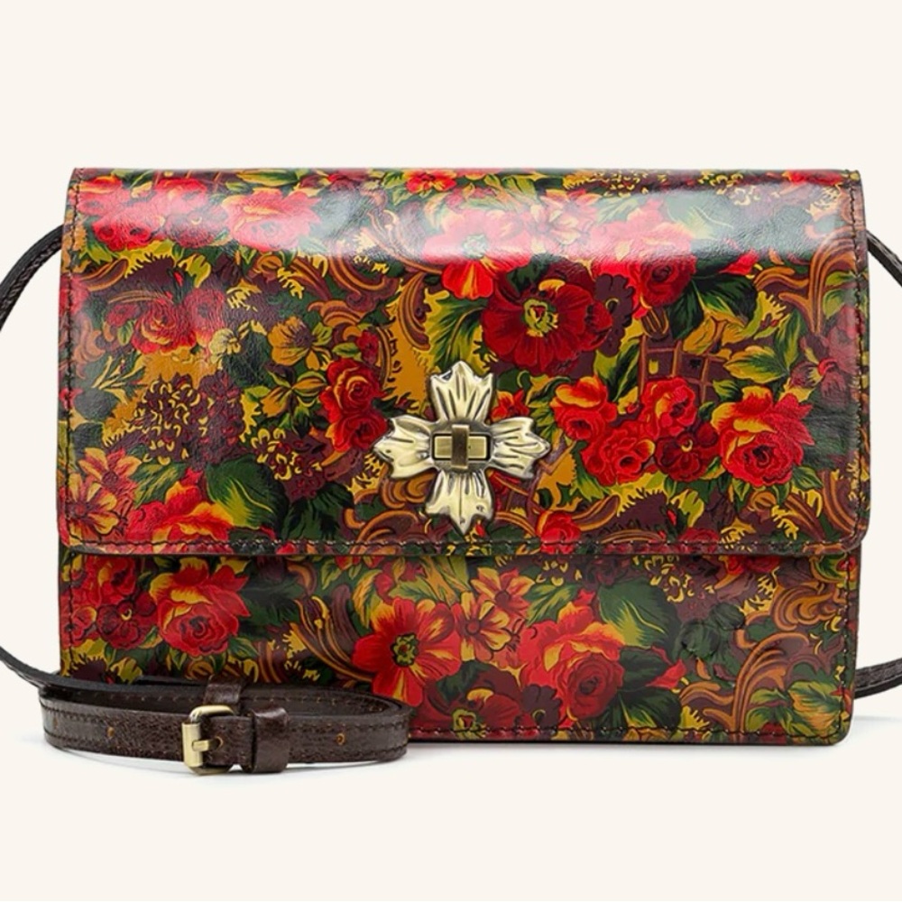 Patricia Nash Golden Rustic Forest Crossbody